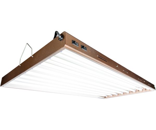 Agrobrite designer t5 432w 4' 8-tube fixture with lamps