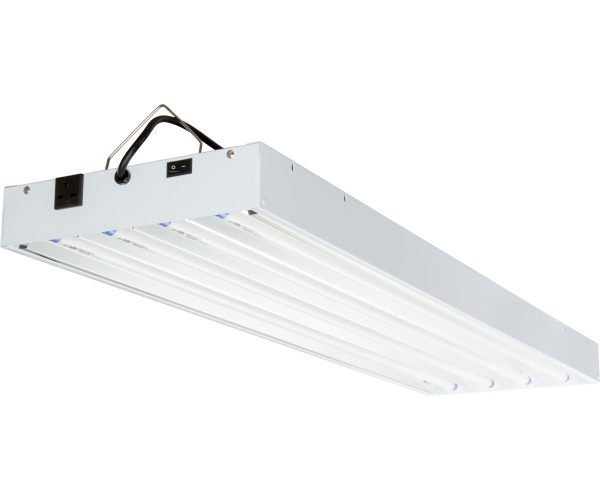 Agrobrite t5 216w 4' 4-tube fixture with lamps, 240v