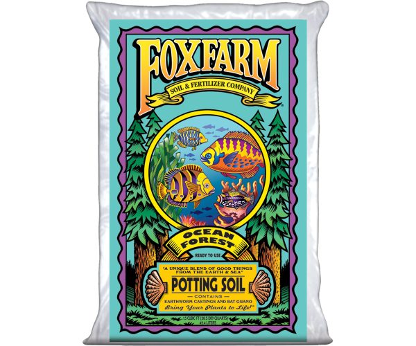 Fx14000 1 1 - foxfarm ocean forest potting soil, 1. 5 cu ft
