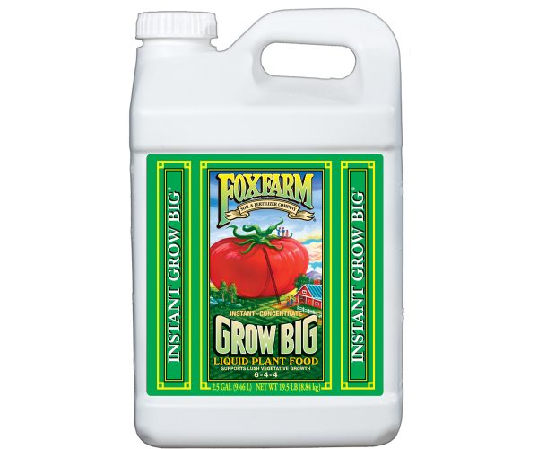 Foxfarm grow big® liquid concentrate, 2. 5 gal