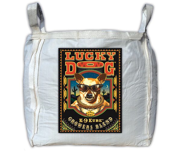 Foxfarm lucky dog® k-9 kube®, bulk, 27 cu ft tote