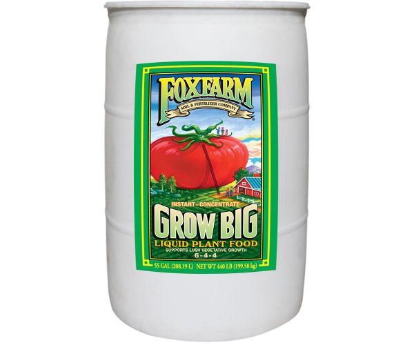 Fx14417 1 - foxfarm grow big® liquid concentrate, 55 gal