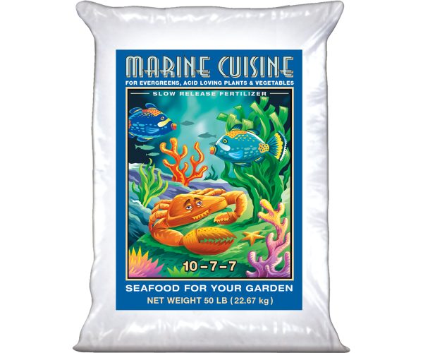 Fx14500 1 - foxfarm marine cuisine dry fertilizer, 50 lb bag