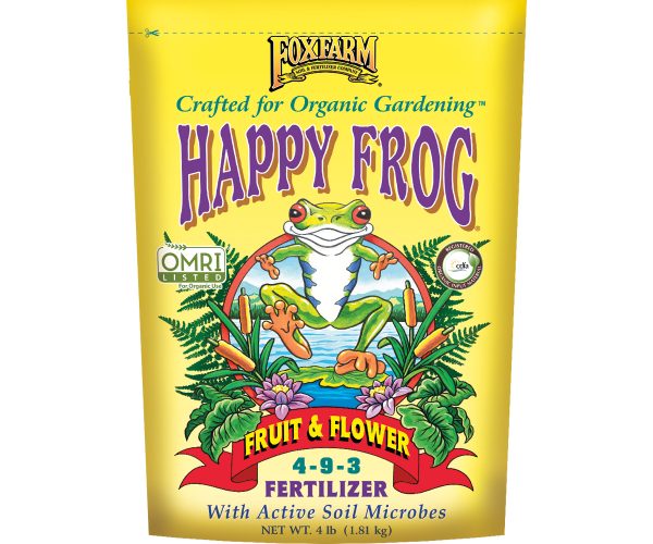 Fx14650 1 - foxfarm happy frog® fruit & flower fertilizer, 4 lb bag