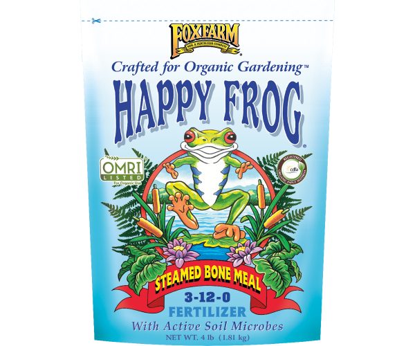 Foxfarm happy frog® steamed bone meal fertilizer, 4 lb bag