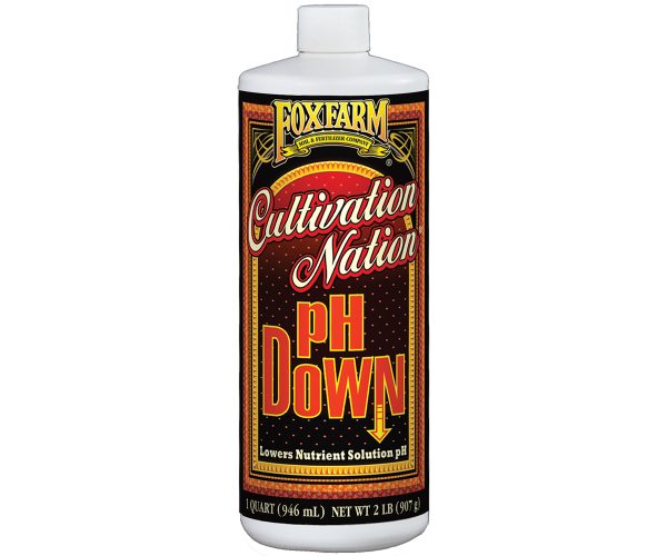 Fx17050 1 - foxfarm cultivation nation® ph down, 1 qt, case of 12