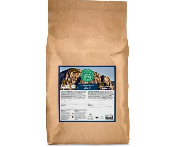 Gaia green basalt rock dust, 22. 68 kg u. S. (na02)