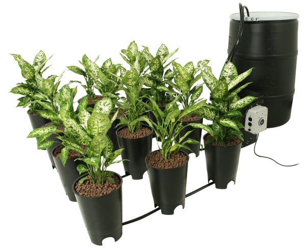 Active aqua grow flow 2 gal system w/controller unit & 1/2" tubing