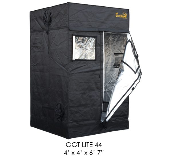 Ggtlt44 1 - lite line gorilla grow tent, 4' x 4' (no extension kit)