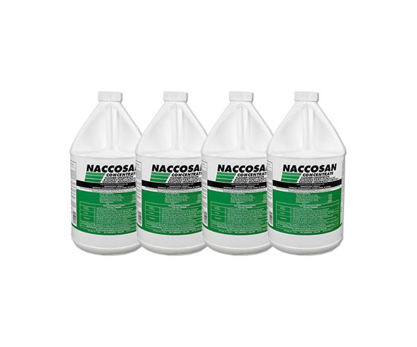 Grow more naccosan disinfectant cleaner, case of 4 gallons