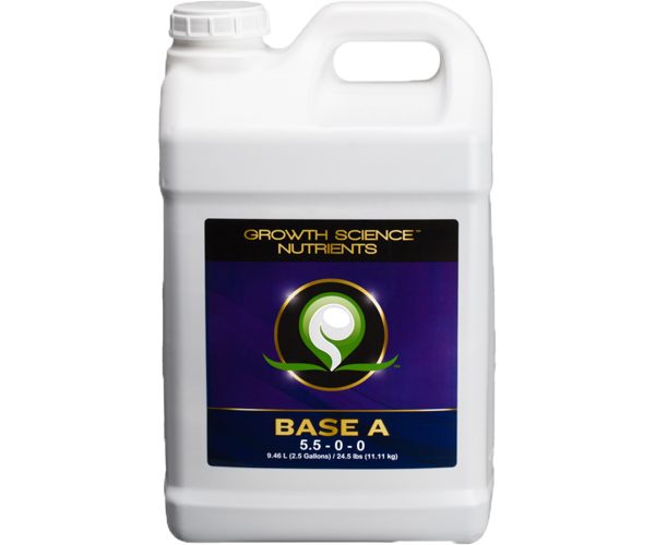 Growth science nutrients base a, 2. 5 gal