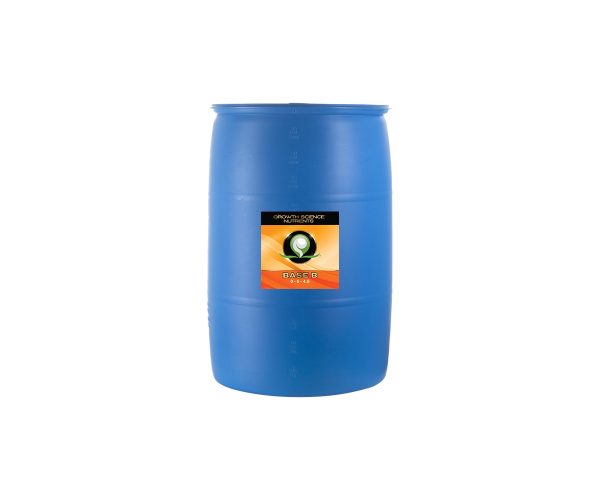Growth science nutrients base b, 55 gal drum