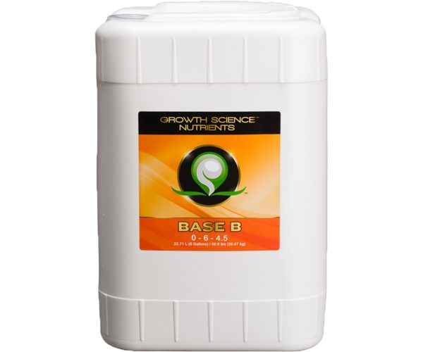 Growth science nutrients base b, 6 gal