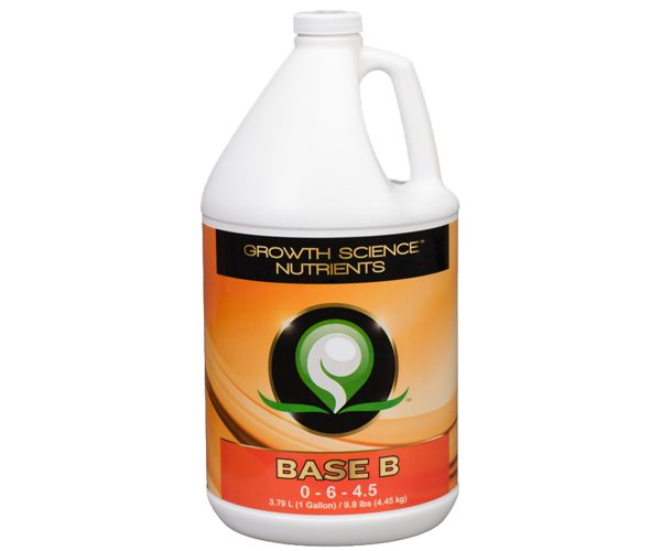 Growth science nutrients base b, 1 gal