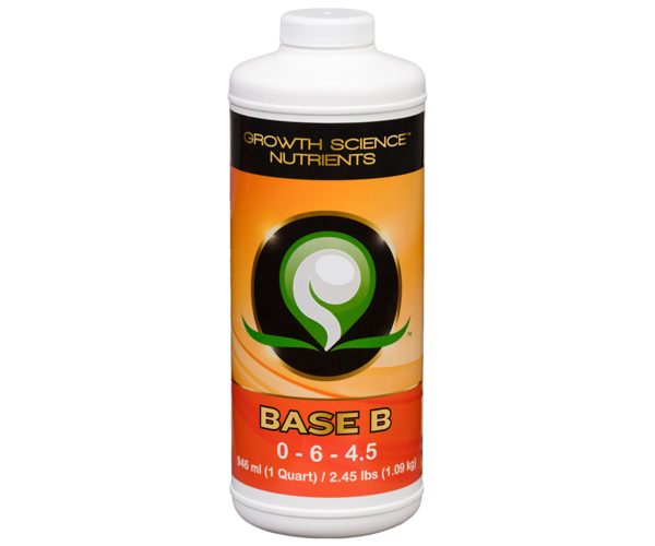 Growth science nutrients base b, 1 qt