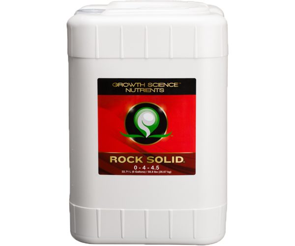 Growth science nutrients rock solid, 6 gal
