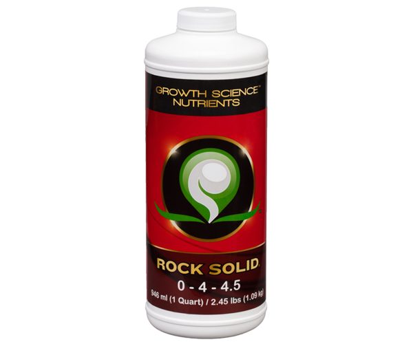Growth science nutrients rock solid, 1 qt