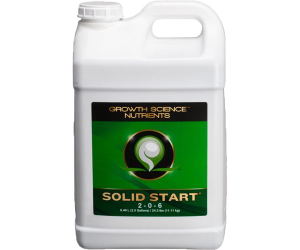 Growth science nutrients solid start, 2. 5 gal