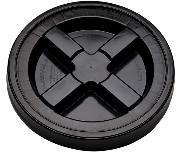 Gamma seal lid, black