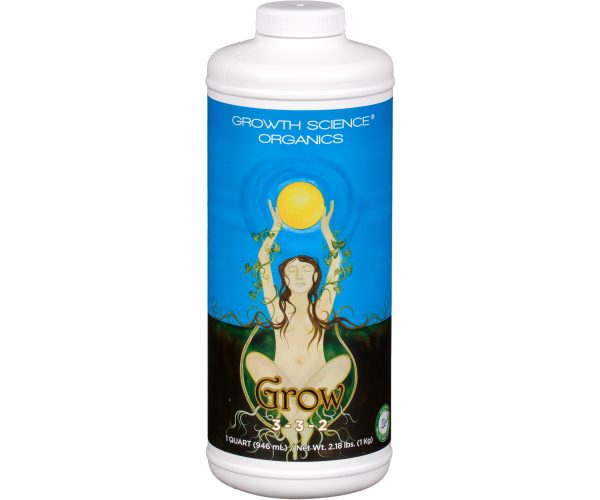 Growth science organics grow, 1 qt