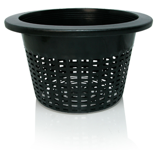 Hg10meshpot 1 - wide lip bucket basket, 10", bag of 50