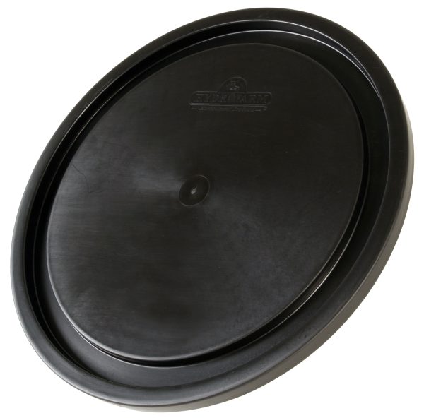 Bucket lid, 5 gal, black, pack of 10
