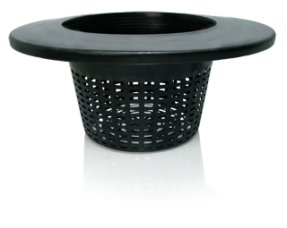 Hg6rdbk 1 - wide lip bucket basket, 6", case of 25
