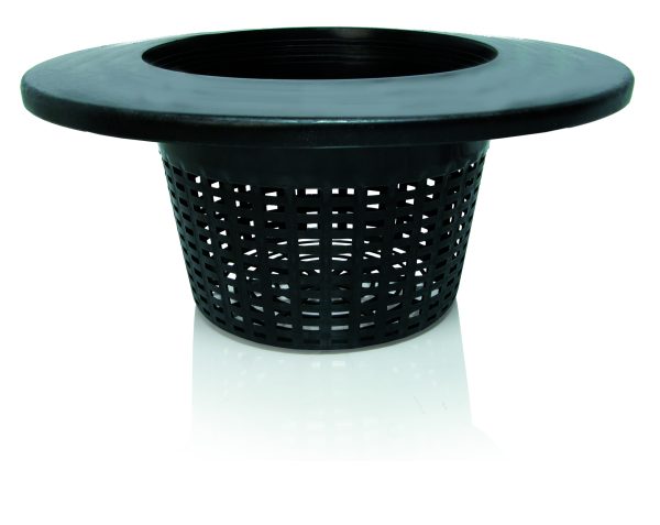 Wide lip bucket basket, 8"