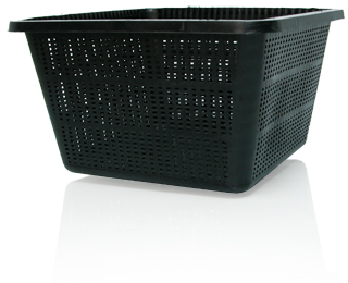 Hg9sqbk 1 - square basket, 9", bag of 24