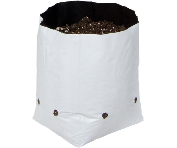 Hgbw1gal 1 - hydrofarm black & white grow bag, 1 gal (20 packs of 25)