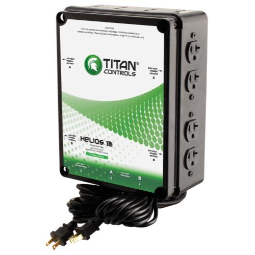 Hgc702825 01 - titan controls helios 12 - 8 light 240 volt controller w/ dual trigger cords