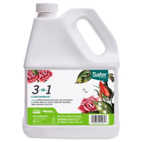 Hgc704147 01 - safer 3-in-1 garden spray conc. Gallon (4/cs)