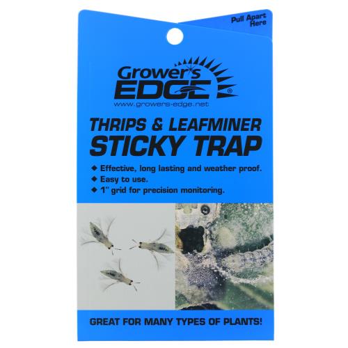 Hgc704194 01 - grower's edge thrips & leafminer sticky trap 5/pack (80/cs)
