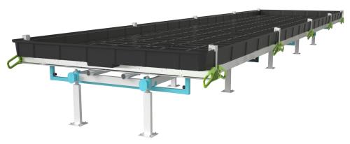Hgc705996 01 - botanicare slide bench - 5' end kit 5' long bulk