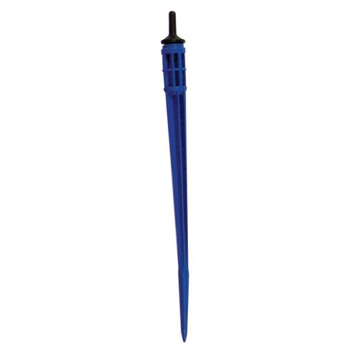 Hgc708341 01 - hydro flow dripper stake w/ basket - blue - display box (100/bag)