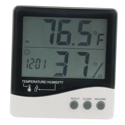Hgc716560 01 - grower's edge large display thermometer / hygrometer (20/cs)