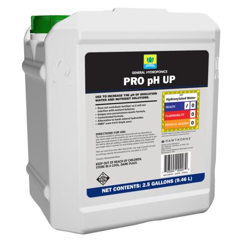 Hgc722004 01 - general hydroponics pro ph up 2. 5 gal (2/cs)