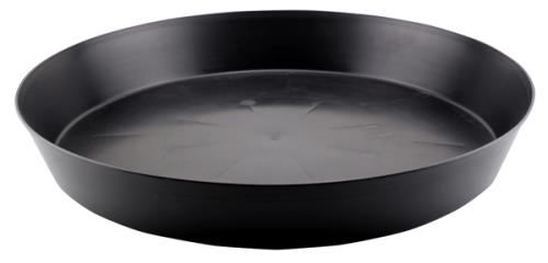 Hgc724927 01 - black premium plastic saucer 18 in (10/cs)
