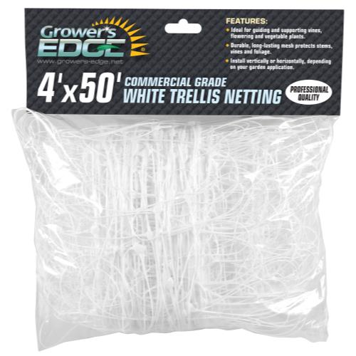 Hgc740196 01 - grower's edge commercial grade trellis netting 4 ft x 50 ft (10/cs)