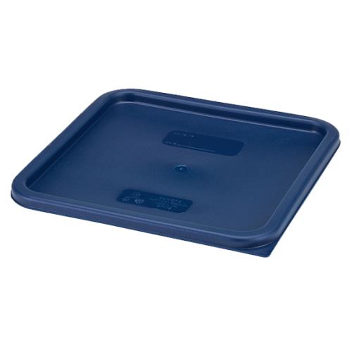 Hgc740683 01 - cambro square food storage lid for12 quart- blue