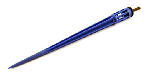 Hgc747256 01 - hydro flow dripper stake w/ basket - blue (10/bag)