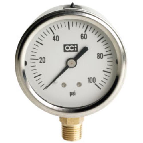 Hgc747765 01 - netafim liquid filled pressure gauge 0 - 100 psi [gauge100]