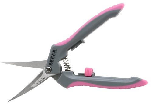 Hgc800402 01 - shear perfection pink platinum stainless trimming shear - 2 in curved blades (12/cs)