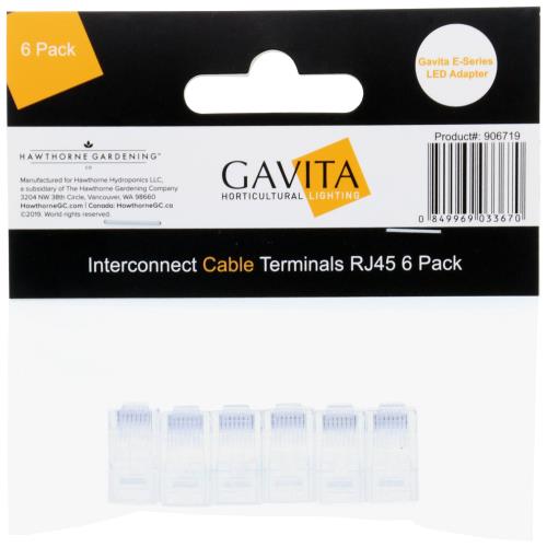 Hgc906719 01 - gavita e-series led adapter interconnect cable terminals rj45 6 pack