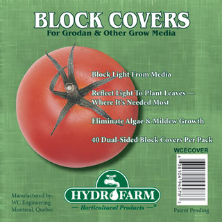 Hgcov4 1 - rockwool block covers, 4", pack of 40