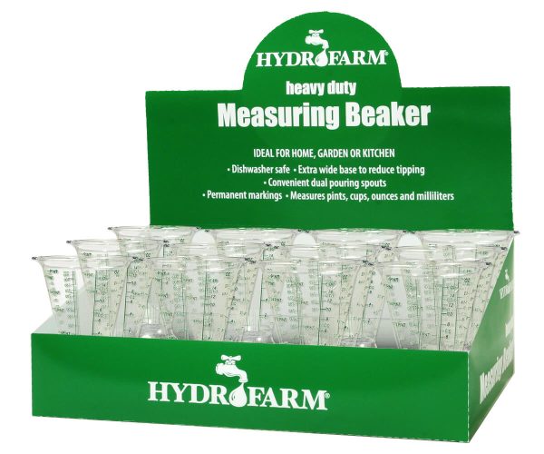 Hgmb 1 - hydrofarm measuring beaker, pack of 12