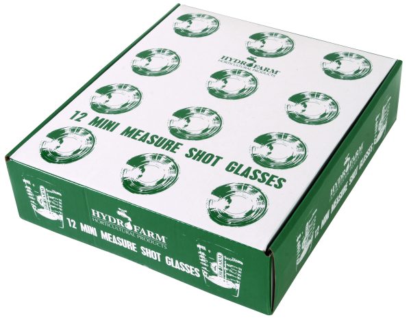 Mini measure shot glass, case of 12