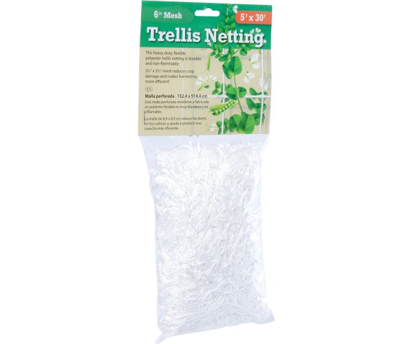 Trellis netting 3. 5" mesh, woven, 5' x 15'