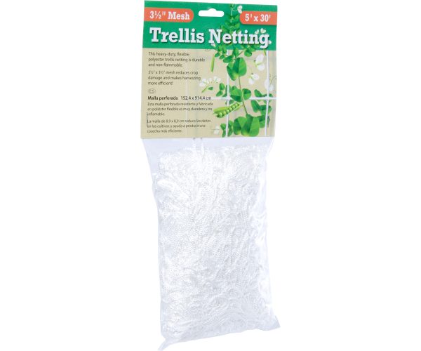 Trellis netting 3. 5" mesh, woven, 5' x 30'
