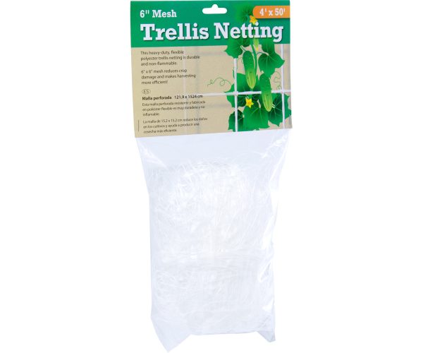 Trellis netting 6" mesh, non-woven, 4' x 50'